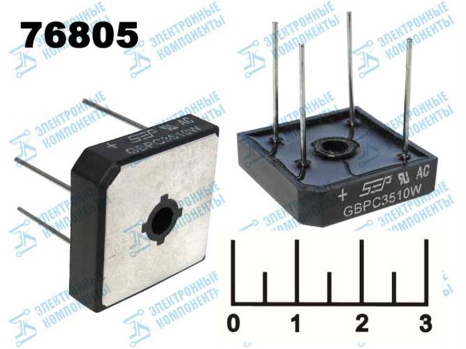 Диодный мост 35A/1000V GBPC3510W