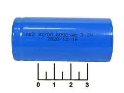 Аккумулятор 3.2V 6A 32700 плоский плюс (0110198M) (LiFePO4)