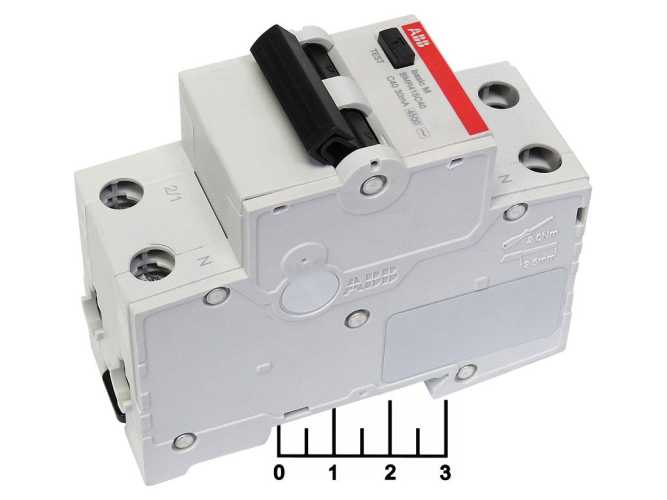 Дифавтомат 40A/30мA 1П+N АВДТ-16 ABB BMR415C40
