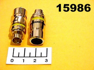 Разъем mini DIN 4pin штекер gold RG-213