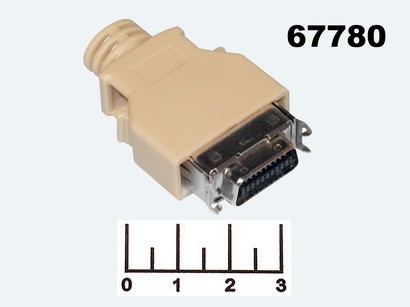 Разъем 20pin штекер на кабель (SCSI-20)