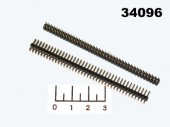 Разъем PLD2-80 штекер 2*40 шаг 2.0мм черный
