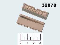 Разъем 24pin штекер на шлейф шаг 2.54мм IDM-24