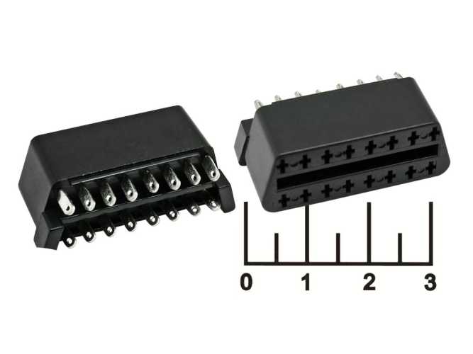 Разъем гнездо для диагностической колодки OBD2