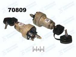 Замок зажигания с ключом ВК350 (12.3704-08)