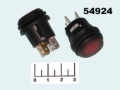 Кнопка 12/20 R13-527SI2L LED красная с фиксацией 4 контакта