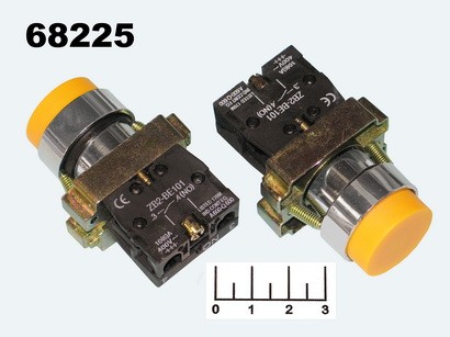 Кнопка 3SA8-BL51 желтая без фиксации