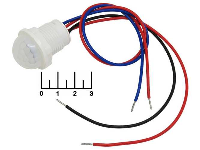 Датчик движения для LED ленты 5-24V 36W PIR + таймер 40с (с фотоэлементом)