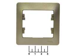 Рамка 1* Glossa титан (GSL000401)