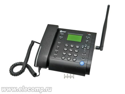 Телефон проводной GSM Даджет MT-3020 1 SIM-карта (черный)