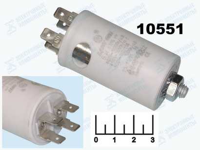 Конденсатор CAP CBB60 6 мкФ 450В 6/450V 30x60 (клеммы+болт)