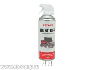 Аэрозоль Rexant Dust Off пылеудалитель для оптики и электроники (сжатый воздух) 400мл