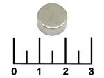 Магнит D 12*6 диск неодимовый (~3.5кг)