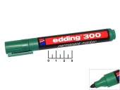 Маркер перманентный 1.5-3мм Edding E-300 зеленый