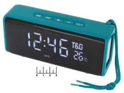 Акустическая система bluetooth + USB/micro SD + часы TG-174