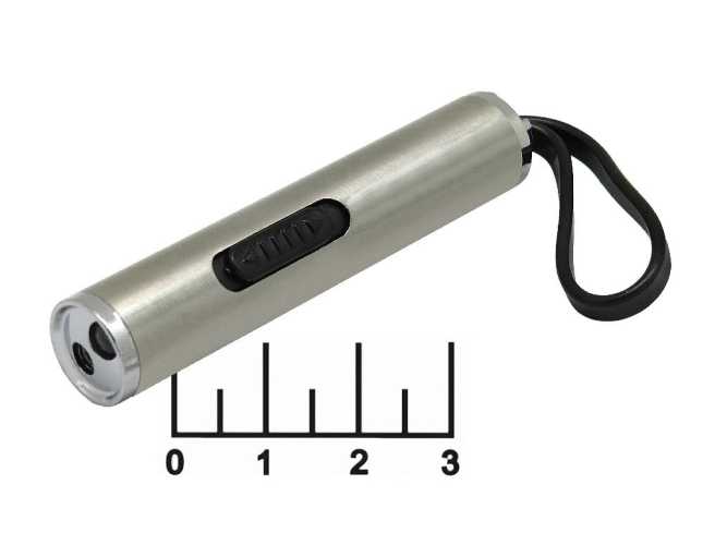 Фонарь-брелок 1 светодиод + лазер YT-802AL