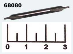 Сверло 1мм победитовое одностороннее