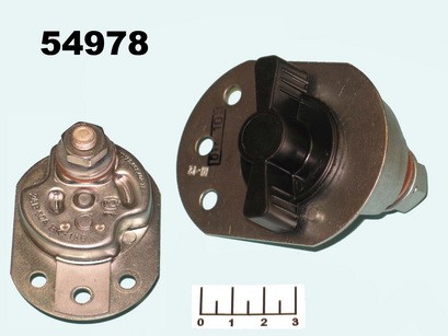 Выключатель массы с ручным управлением 24V 50A ВК-318Б (ручка)