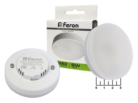 Лампа светодиодная 220V 9W GX53 4000K белый Feron LB-452 (25829)