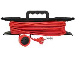 Удлинитель электрический 1/20м на рамке DOMTOK (ПВС 2*1) (max-10A) (2474)