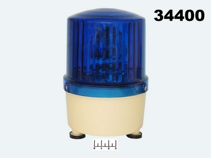 Маяк 12V синий на магните LTD-1121
