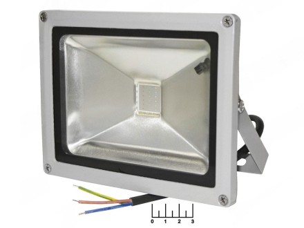 Прожектор светодиодный 220V 20W 1LED RGB Uniel ULF-S01 + ПДУ
