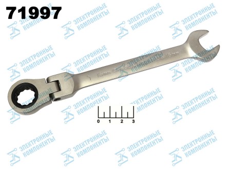 Ключ комбинированный трещоточный 15мм (515415)