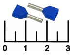 Клемма концевая (НШВИ) 0.75ммx2 2.1/8 синяя (SQ0521-0002)