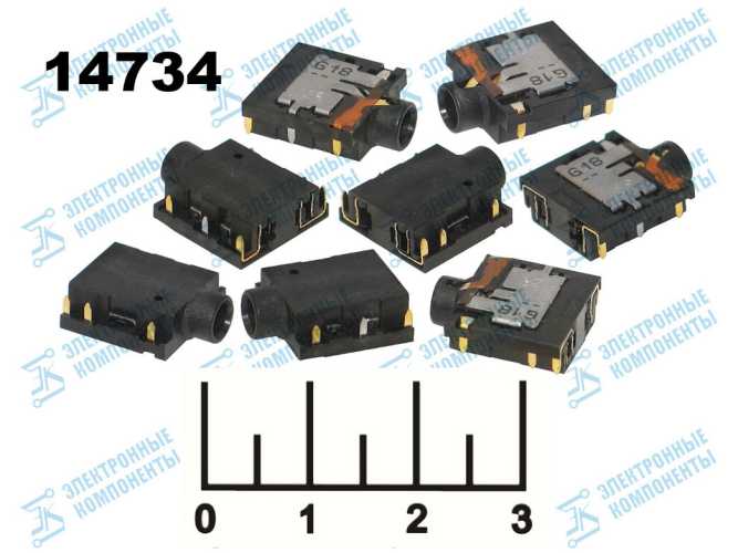 Разъем AUD 3.5 гнездо стерео на плату (G18/(120524))