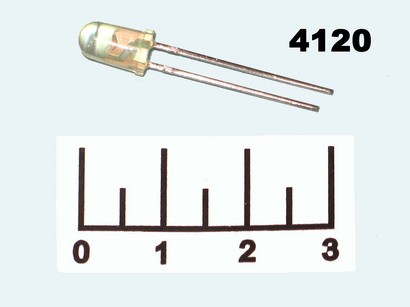Светодиод LED КИПД65Ж1-К красный 3V 5мм (GNL-5013URC)