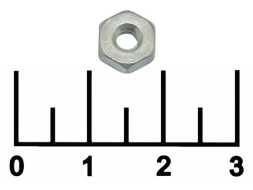 Гайка М3.5 8*3мм (1 штука)