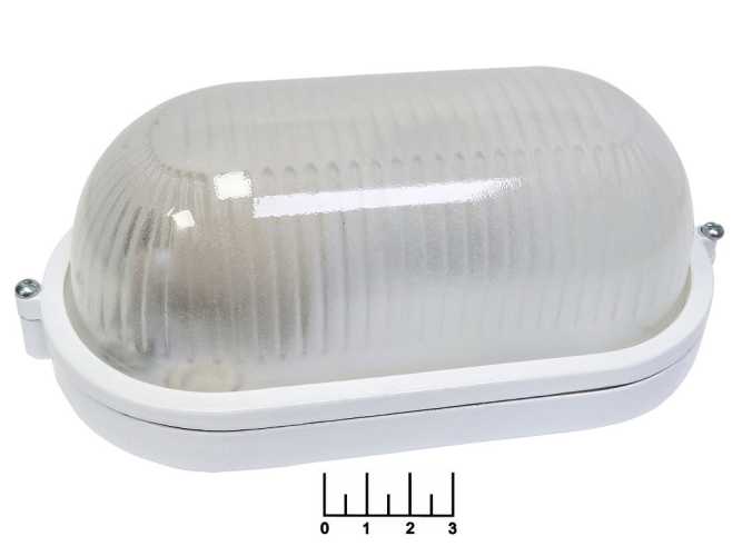 Светильник для сауны E27 IP54 овал белый Camelion (НБП 04-60-001)