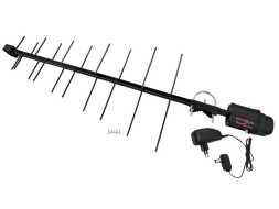 Антенна наружная для цифрового ТВ Дельта-Н111А.02F с усилителем с блоком питания