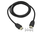 Шнур HDMI-HDMI 1.5м пластик (A1143)