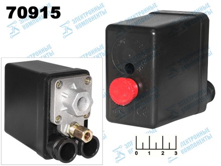 Автоматика 220V 20A с регулировкой давления 1 выход (№010149(A1))