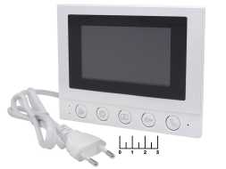 Видеодомофон 4" Simple цветной (белый)