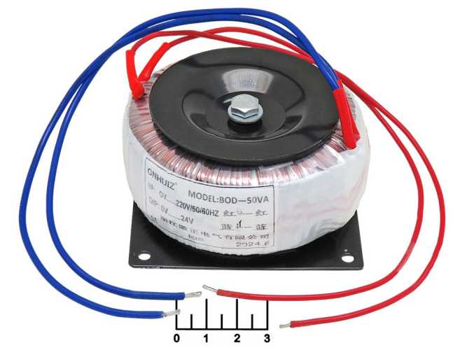 Трансформатор тороидальный BOD-50VA 24V 1.1A