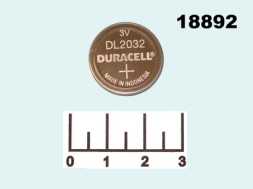 Батарейка CR2032 3V Duracell Lithium