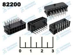 Разъем 14pin штекер на плату MF3-2*7 RA угловой