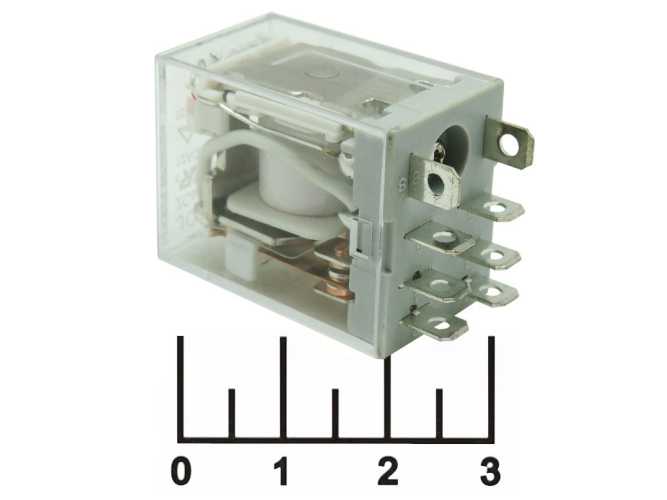 Реле ~220V 10A/240V JQX-13F-2C-A-AC220V-1
