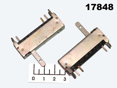Резистор переменный 2*22 кОм СП3-23К (+25) (ползунковый)