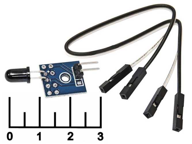 Радиоконструктор Arduino аналоговый датчик пламени