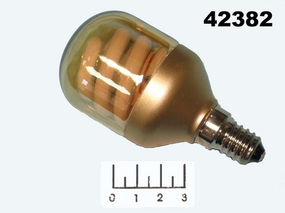 Лампа энергосберегающая 10W E14 T45 цилиндр золото Ecola (45*86) B4GW10ECD