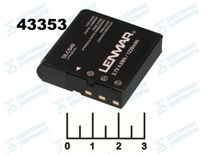 Аккумулятор для видеокамеры Casio DLCS40 (NP-40) 3.7V 1.23A Lenmar