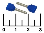 Клемма концевая (НШВИ) 0.75ммx2 2.1/10 синяя (SQ0521-0003)