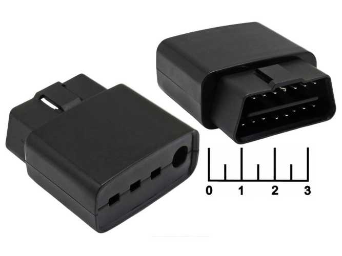 Разъем штекер для диагностической колодки OBD2 (тип D)