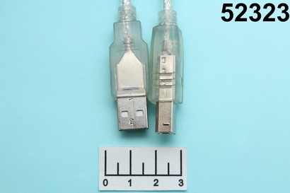 Шнур USB-USB B 1.5м silicon Dayton (16-0017)