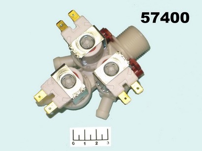 Клапан электромагнитный ~220V тройной КЭН-3 180C (1010863)