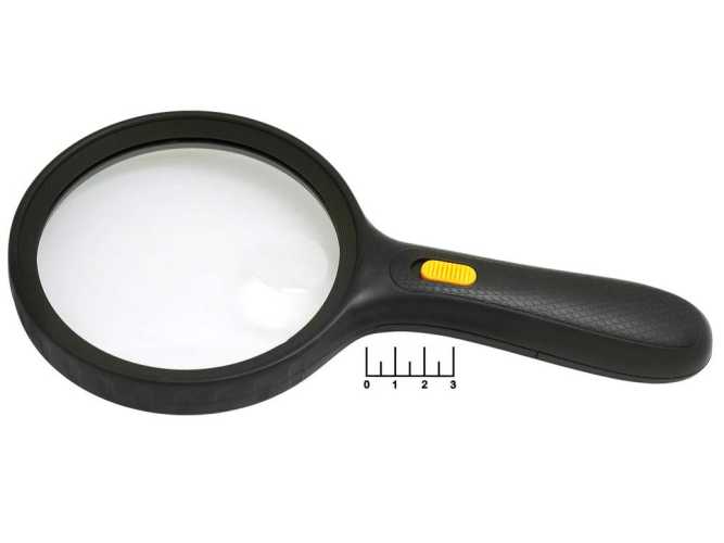 Лупа с подсветкой 3LED 110мм OT-INL20
