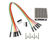 Радиоконструктор Arduino светодиодная матрица 8*8 MAX7219